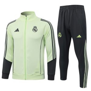 Conjunto Real Madrid 2025/26 - Verde claro con mangas gris verdoso