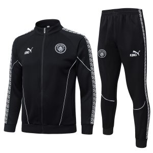 Conjunto Manchester City 2025/26 - Negro - cinta lateral