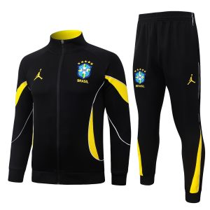 Conjunto Brasil 2026/27 - Negro con cuello amarillo