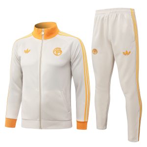 Conjunto Bayern Munich 2026/27 - Beige con cuello naranja