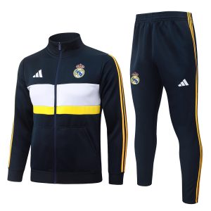 Conjunto Real Madrid 2026/27 - Azul marino con blanco y amarillo