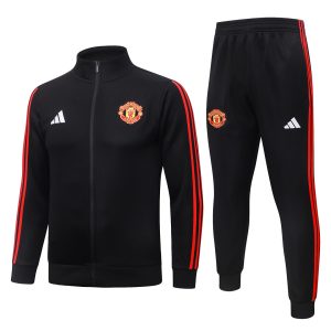 Conjunto Manchester United 2026/27 - Negro con detalles rojos